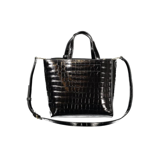 Schwarze Furla-Damentasche aus Leder