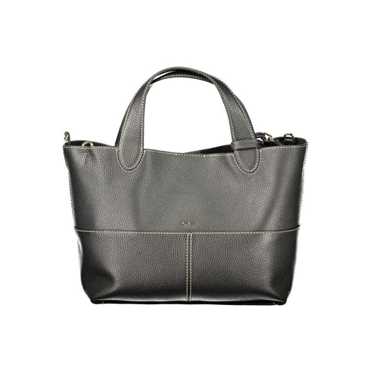 Schwarze Furla-Damentasche aus Leder