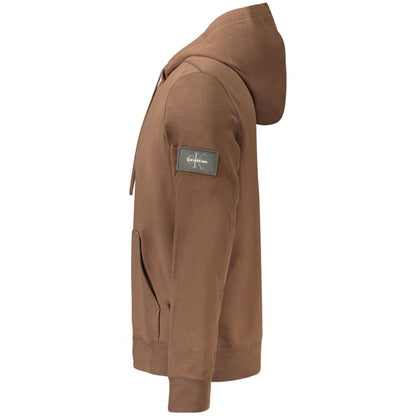 Calvin Klein Brown Cotton Sweatshirt