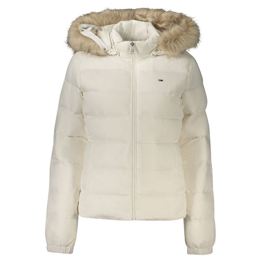 Tommy Hilfiger weiße Damenjacke aus Polyester