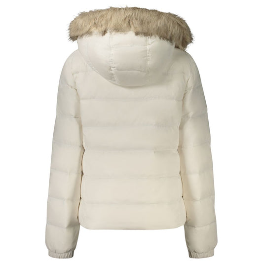 Tommy Hilfiger weiße Damenjacke aus Polyester