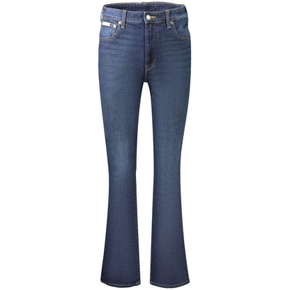Calvin Klein Blue Cotton Bootcut Jeans