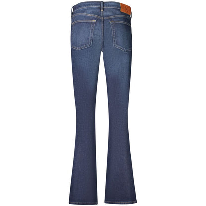 Calvin Klein Blue Cotton Bootcut Jeans
