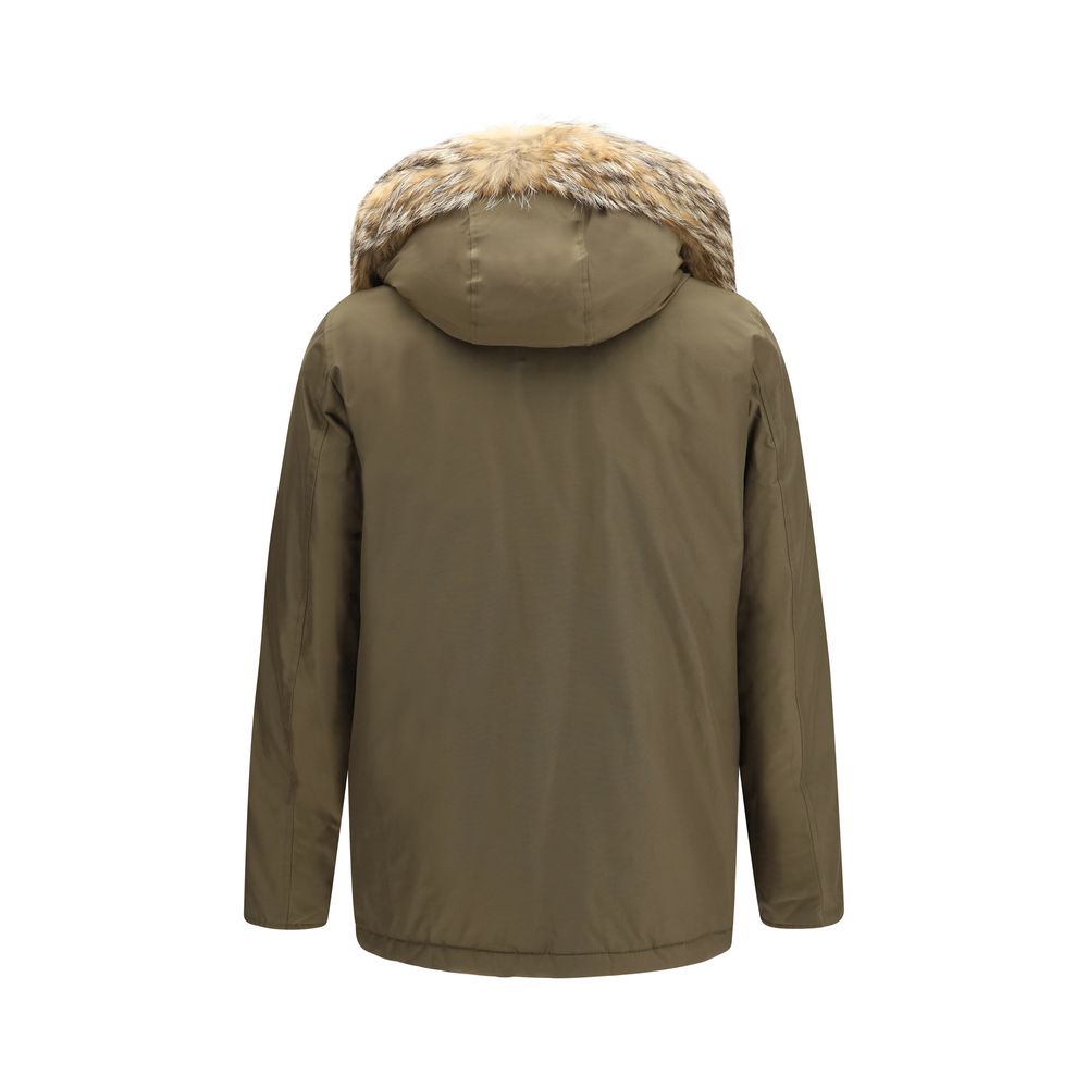 Woolrich Bicolor Cotton Parka