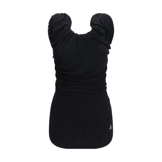 Vivienne Westwood Black Viscose Shortsleeve Shirt