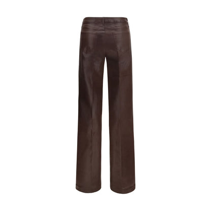 L'Agence Brown Cotton Jeans Denim