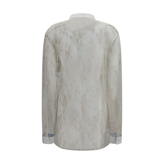 Tom Ford Bluse aus beigem Polyamid