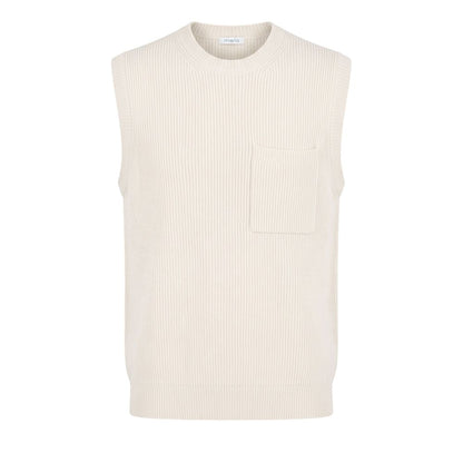 Malo White Wool Men Sweater