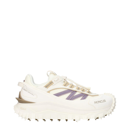 Weiße Sport-Sneaker aus Stoff von Moncler