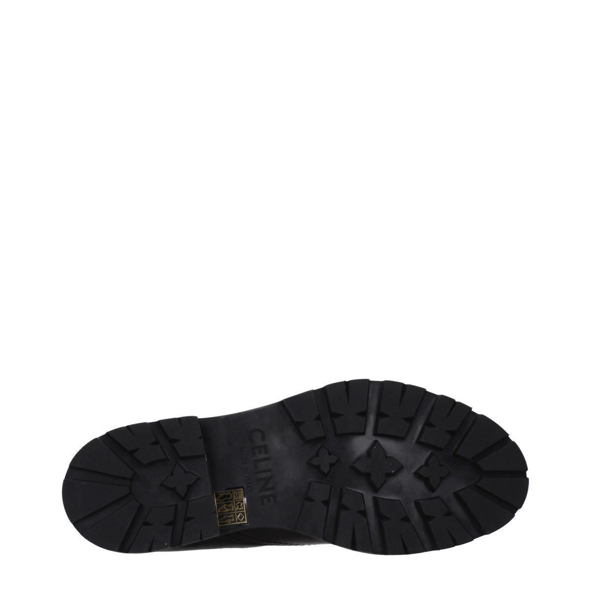 Celine Stiefeletten aus schwarzem Leder