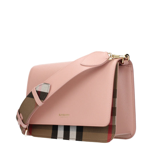 Burberry Umhängetasche aus rosafarbenem Leder