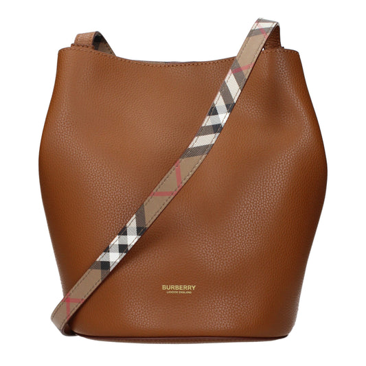Burberry braune Umhängetasche aus Leder