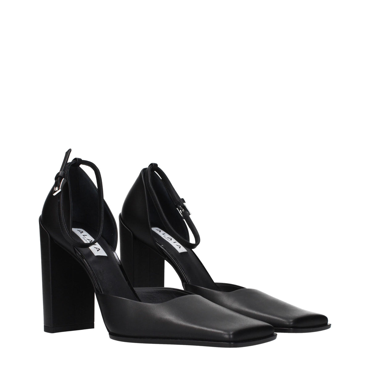 Alaïa High-Heel-Pumps aus schwarzem Leder
