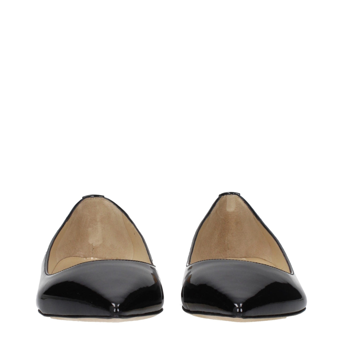 Jimmy Choo Ballerinas aus schwarzem Leder