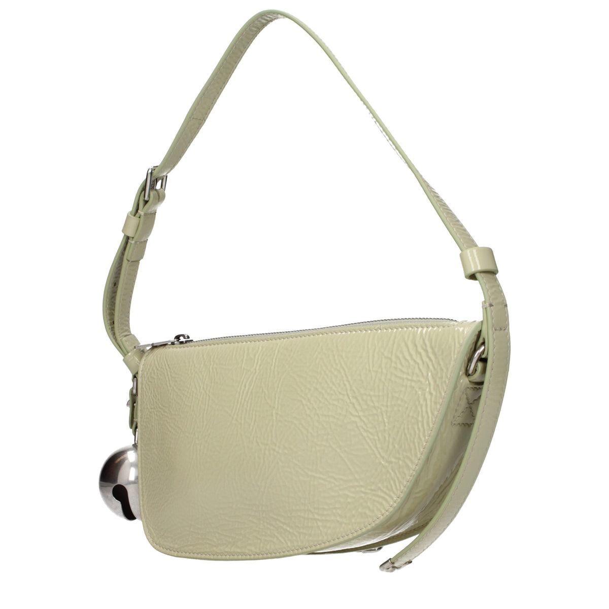 Burberry Umhängetasche aus grünem Leder