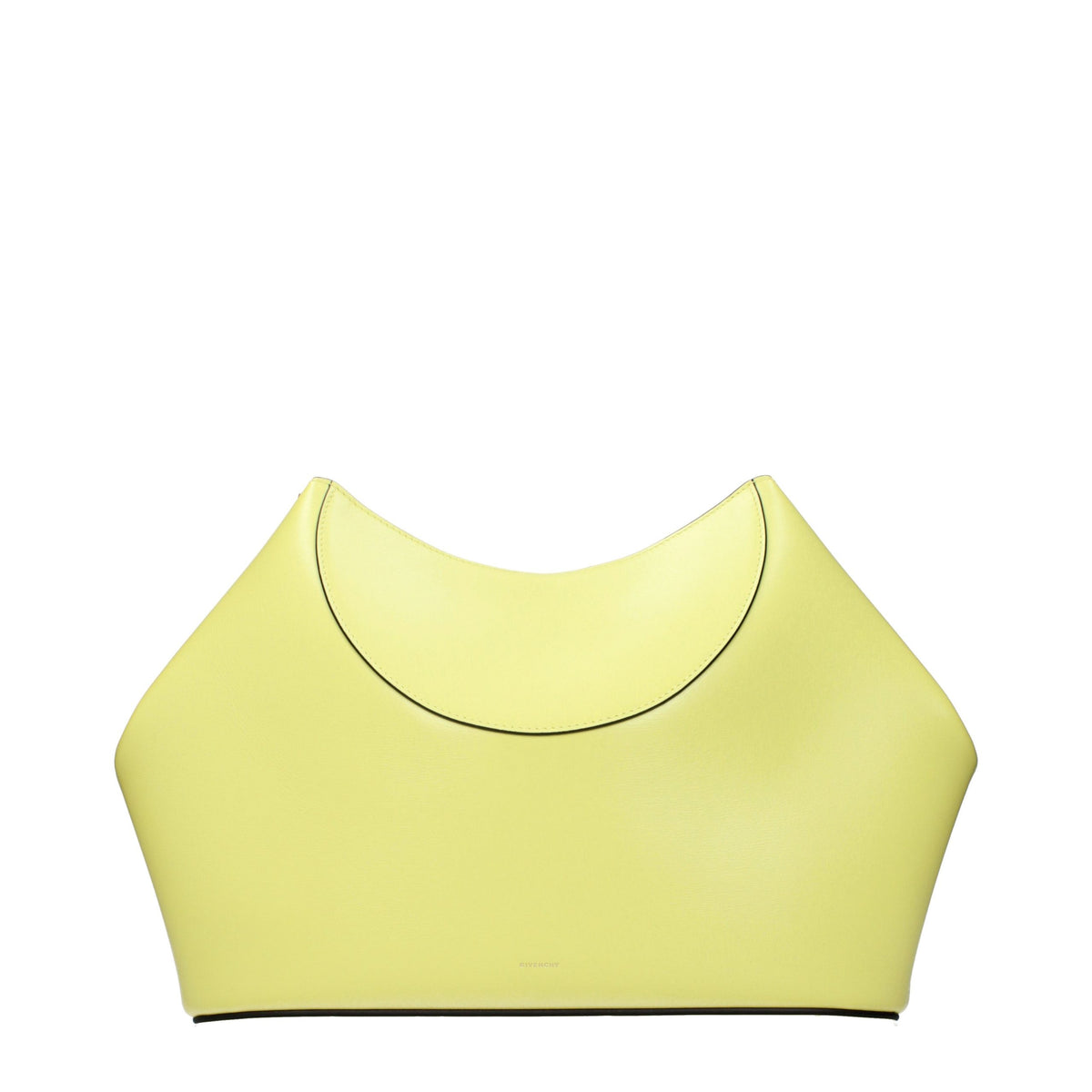 Givenchy Clutch aus gelbem Leder