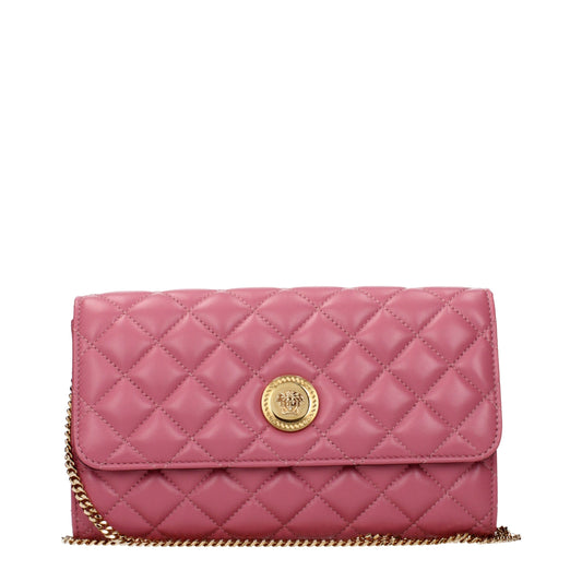 Versace Clutch aus rosa Leder
