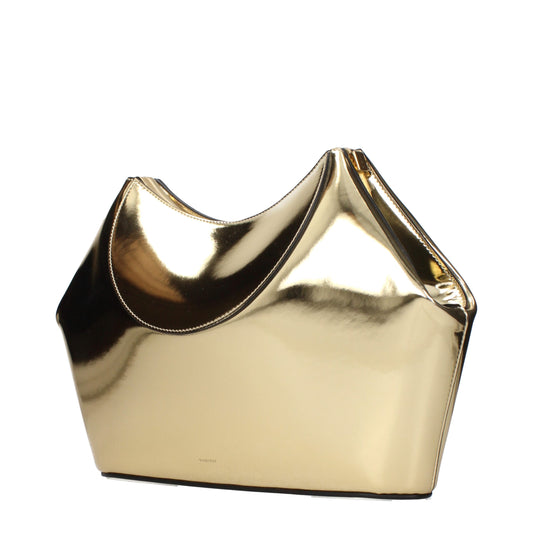 Givenchy Clutch aus goldenem Leder