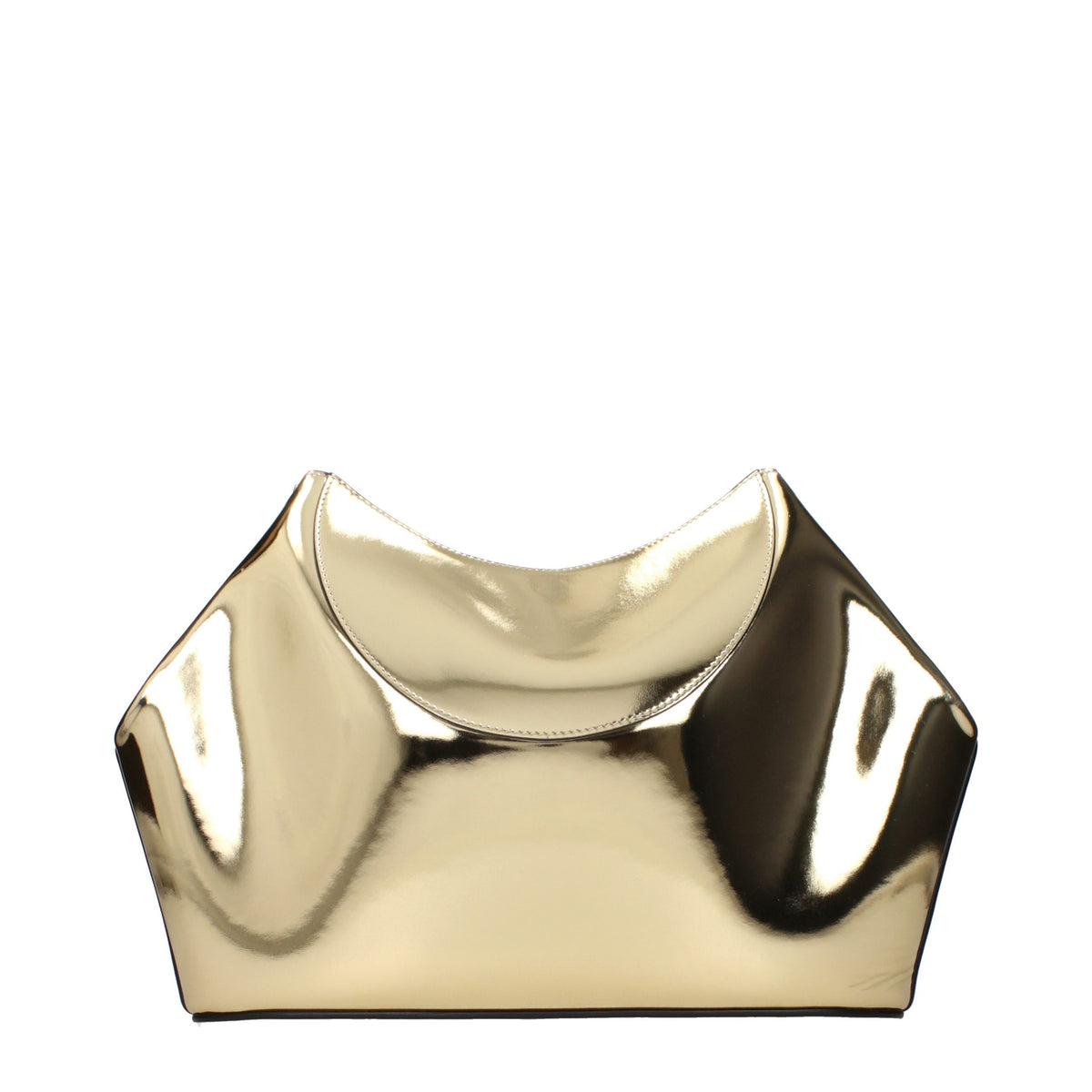 Givenchy Clutch aus goldenem Leder