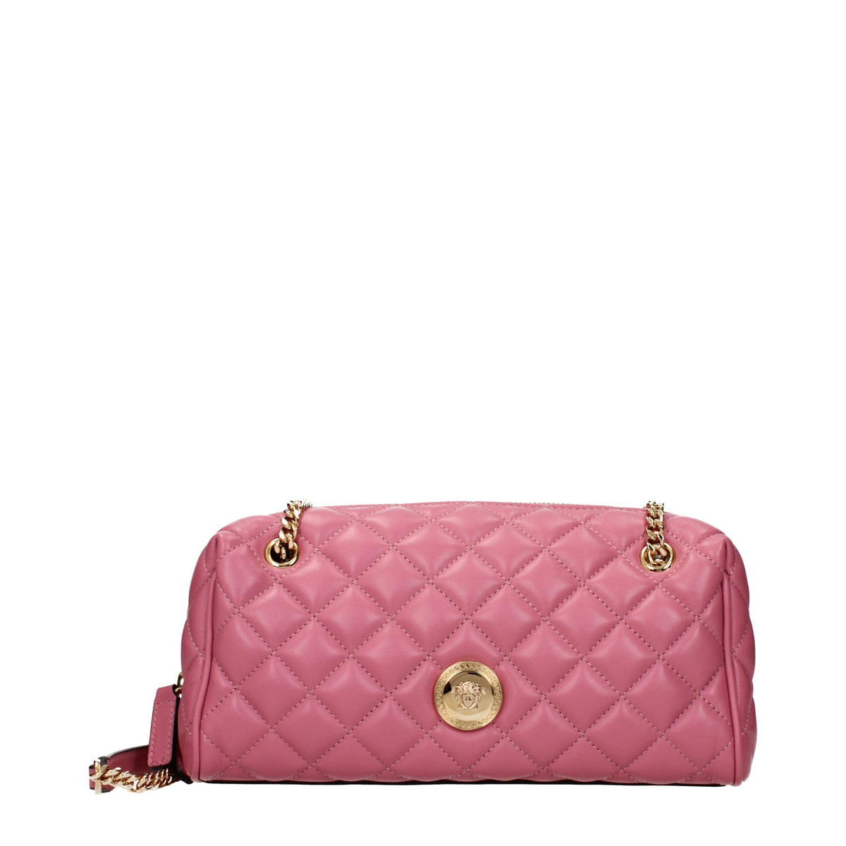 Versace Umhängetasche aus rosafarbenem Leder