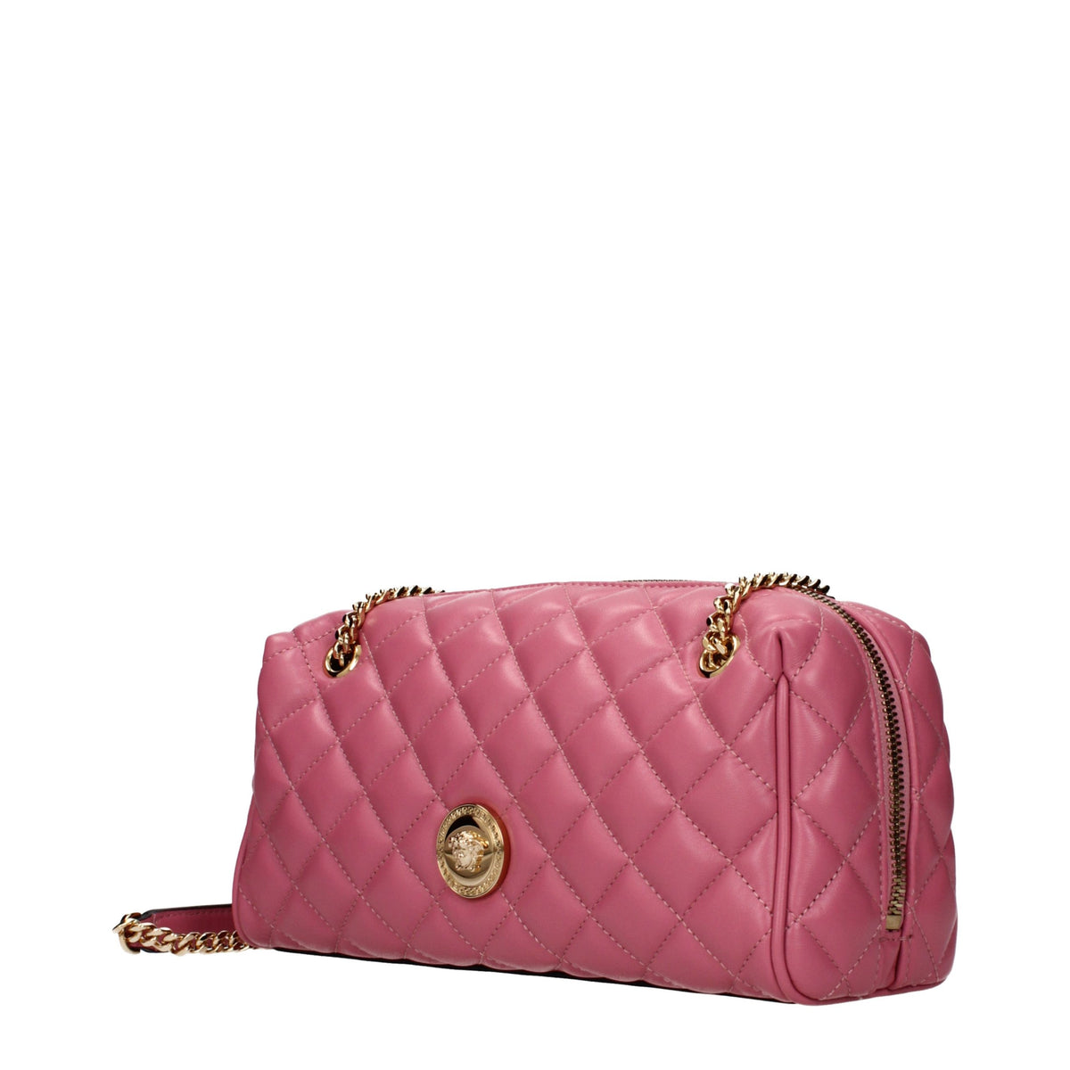 Versace Umhängetasche aus rosafarbenem Leder