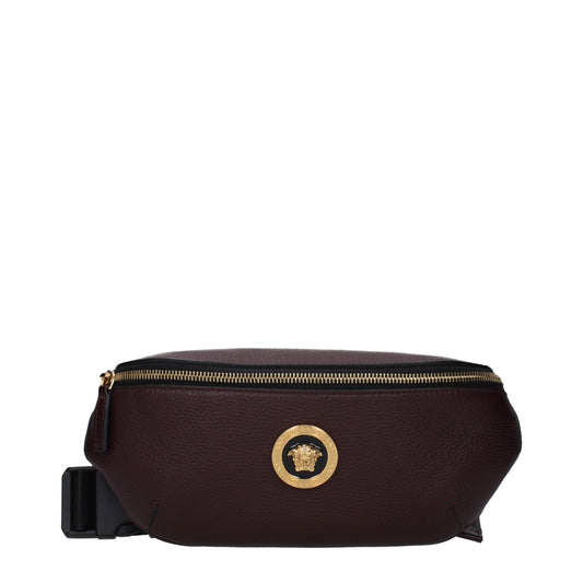 Versace Rucksack aus violettem Leder