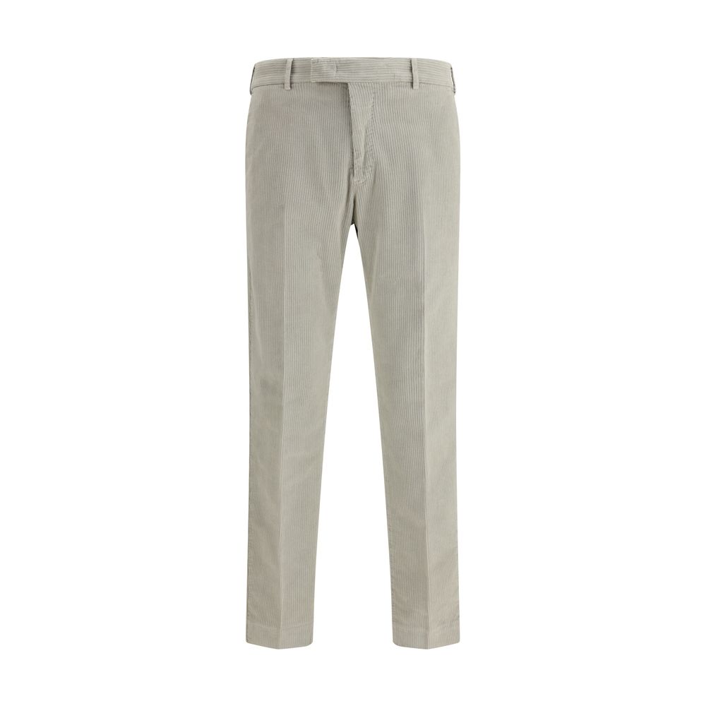 PT Torino Graue Freizeithose aus Baumwolle
