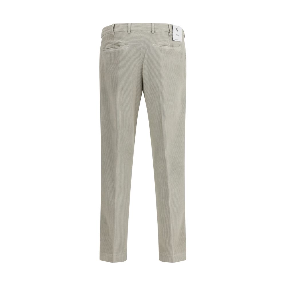 PT Torino Graue Freizeithose aus Baumwolle
