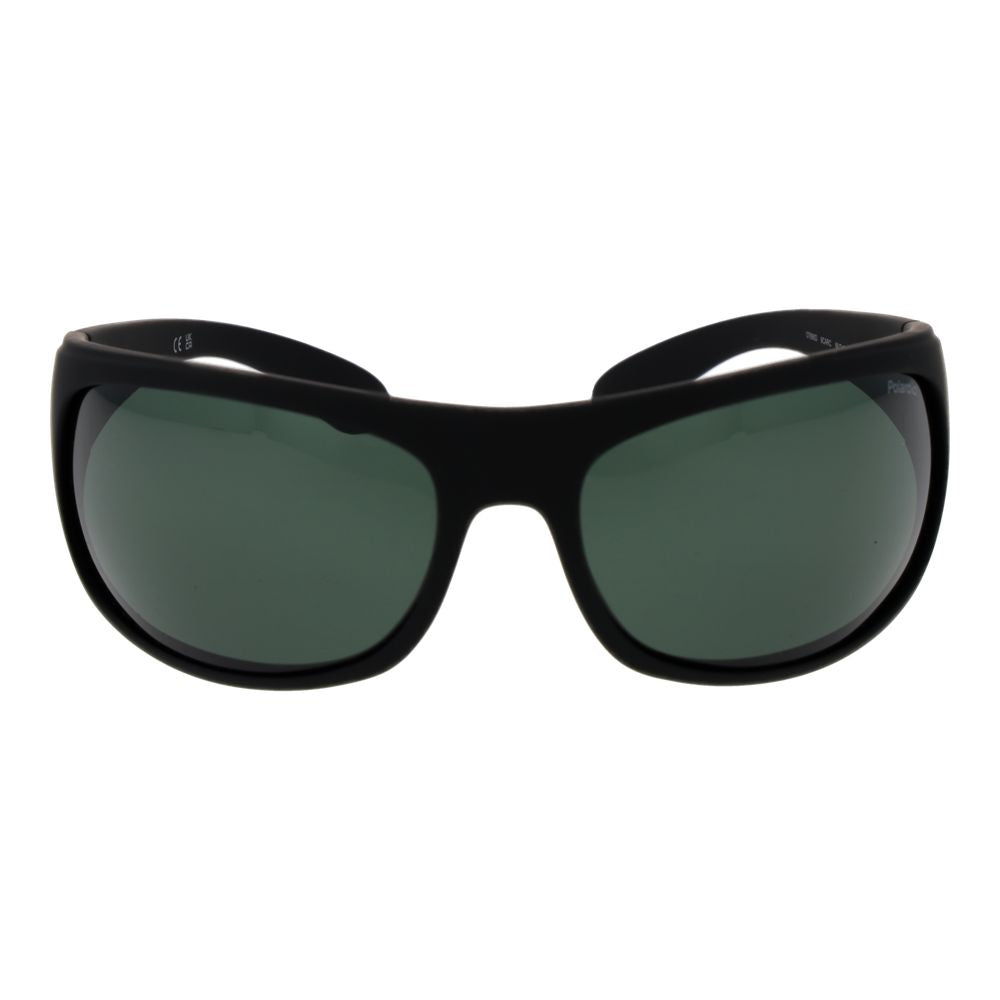 Polaroid Sonnenbrille aus schwarzem Gummi
