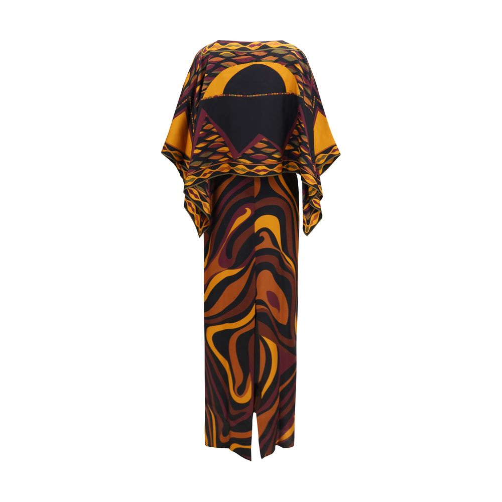 Emilio Pucci Freizeitkleid aus mehrfarbiger Seide