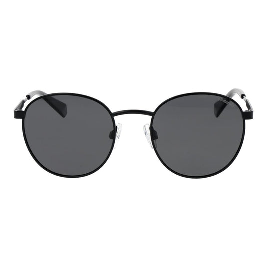 Polaroid Sonnenbrille aus schwarzem Edelstahl