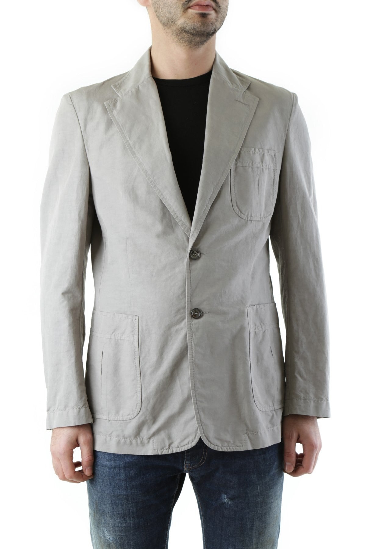 Grauer Polyester-Blazer von Dickies