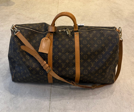 Louis Vuitton KEEPALL 60 Monogram mit Schulterriemen