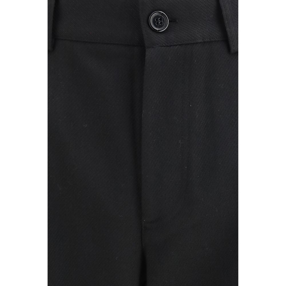 SÉFR Black Polyester Casual Pants
