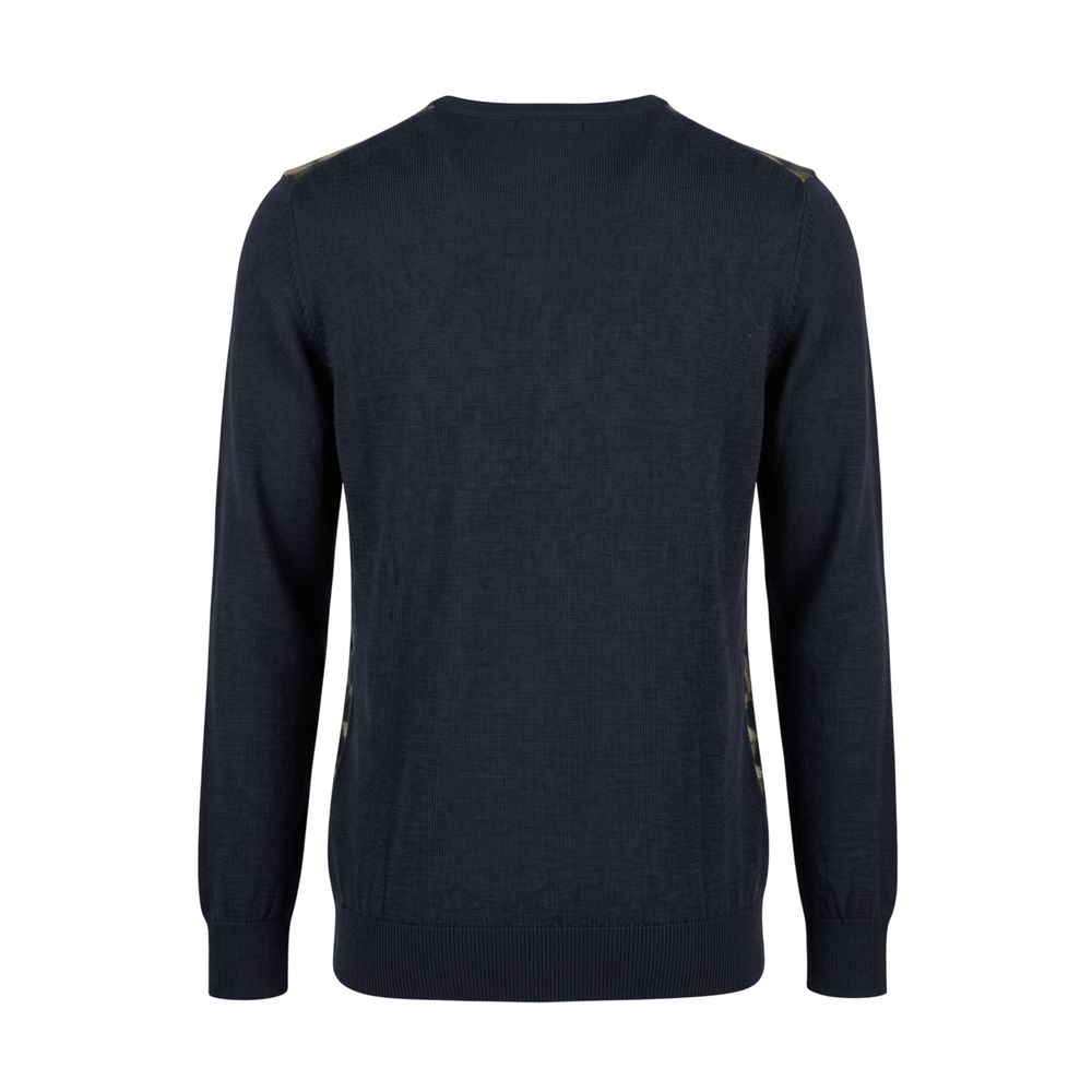 Roberto Pepe Luxury Green Wool Men's Sweater
