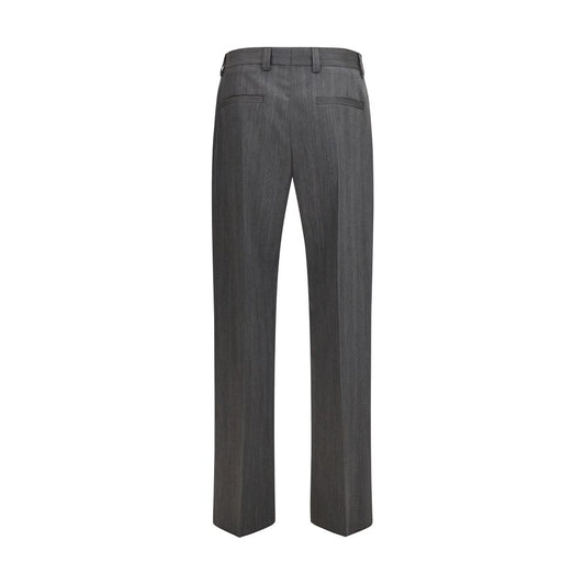 Valentino Garavani Gray Wool Oves Aries Dress Pants