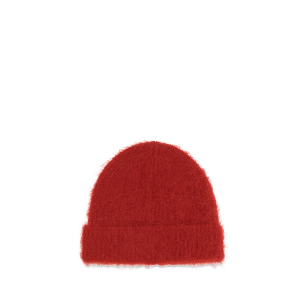 SÉFR Red Alpaca Vicugna Pacos Beanie