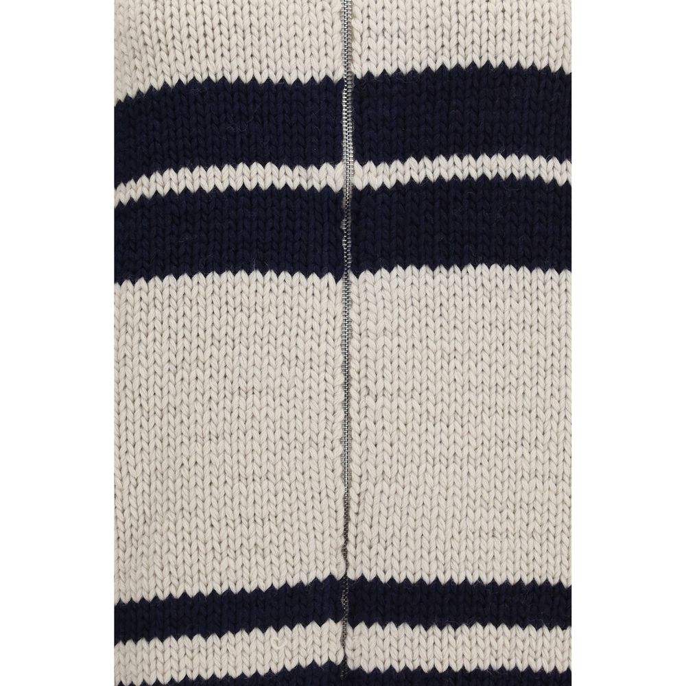 Prada Beige Wool Oves Aries Cardigan