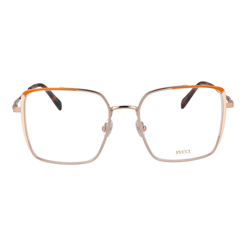 Emilio Pucci Rose Gold Metal Glasses (Frames)