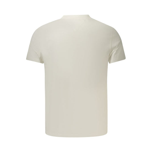 Tommy Hilfiger White Cotton Mens T-Shirt