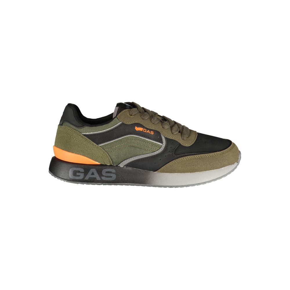 Gas Green Polyurethane Men's Sneaker