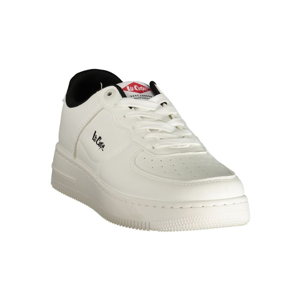 LEE COOPER White Polyurethane Men's Sneaker