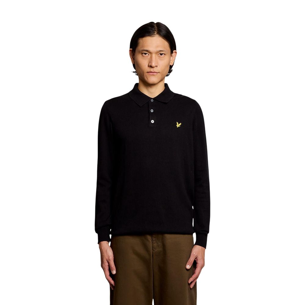 Lyle & Scott Black Cotton Sweatshirt