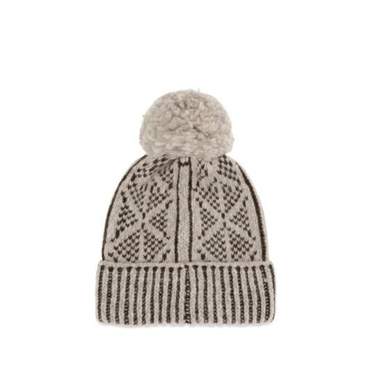 Moncler Grenoble Gray Alpaca Vicugna Pacos Beanie