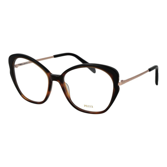Emilio Pucci Brown Metal Glasses (Frames)
