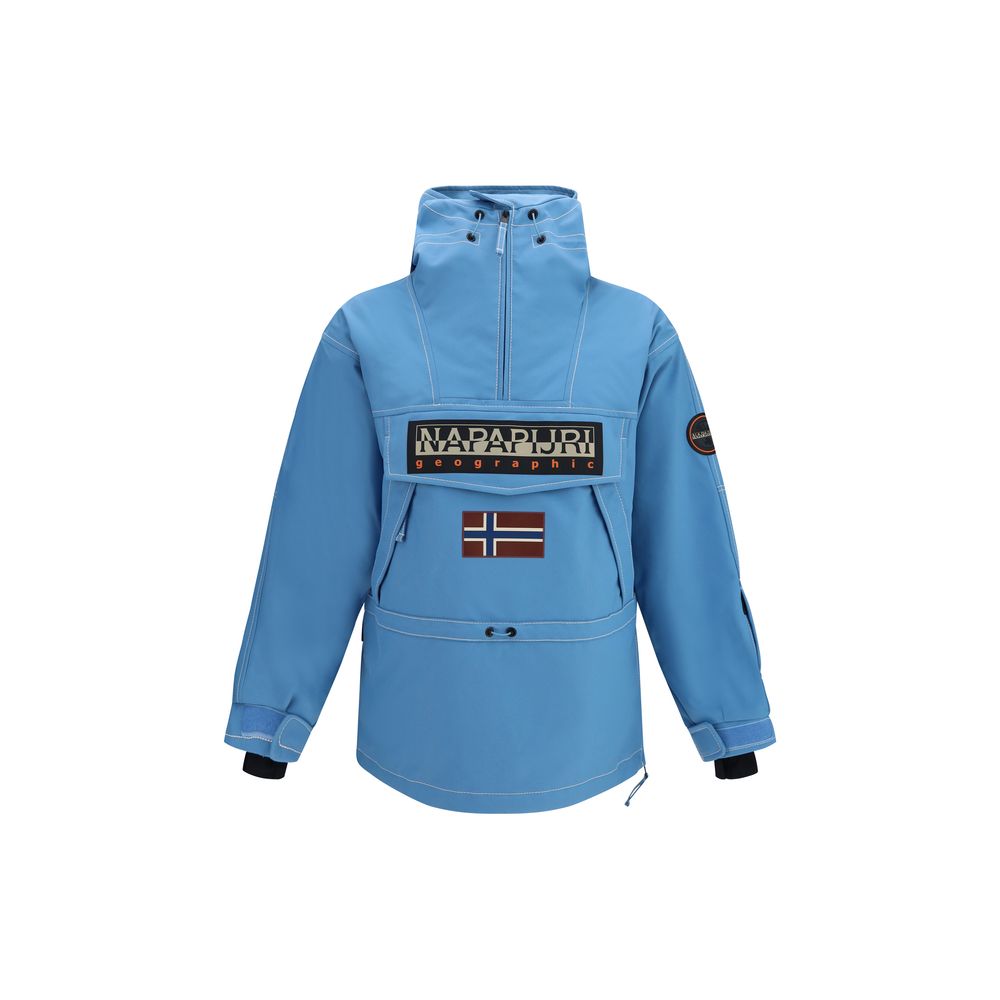 Napapijri Blue Polyamide Shell Jacket