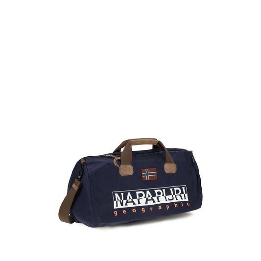 Napapijri Blue Cotton Shoulder Bag