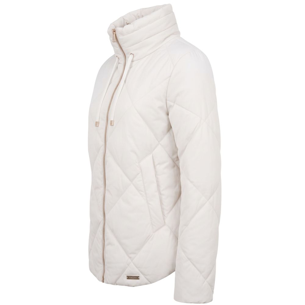 Baldinini Trend White Polyester Women Jacket