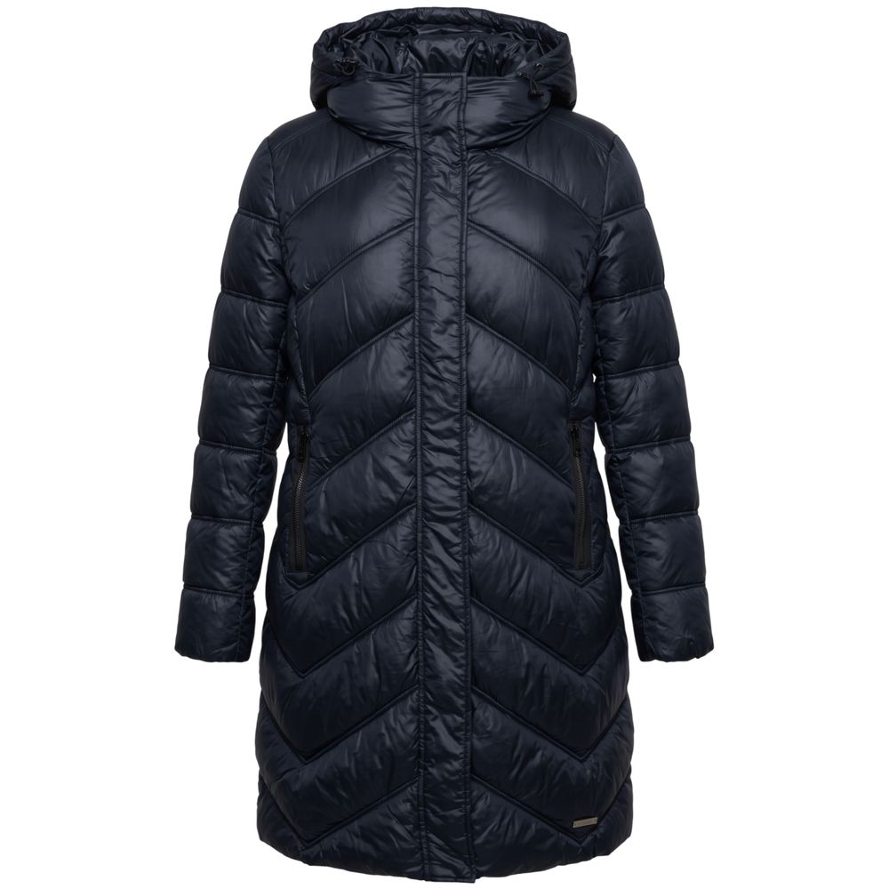 Baldinini Trend Blue Nylon Women Jacket