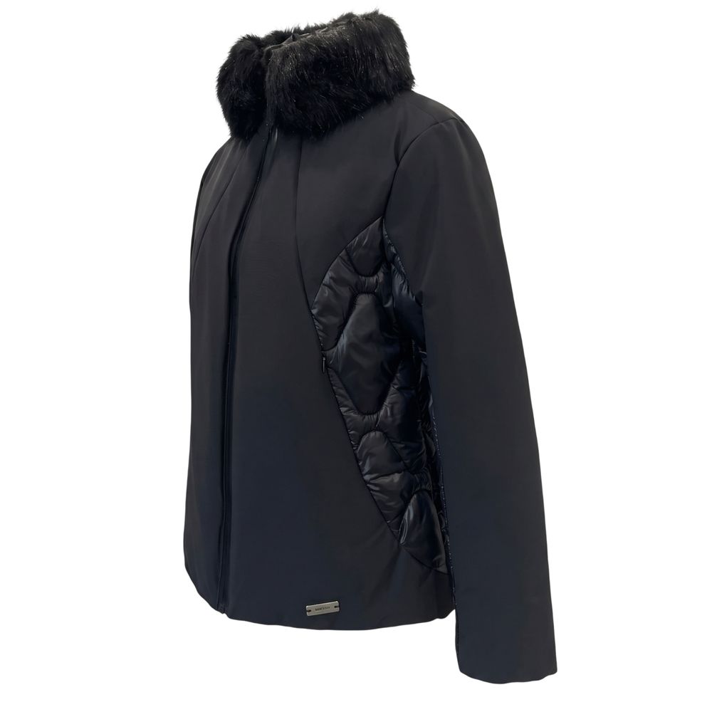 Baldinini Trend Black Nylon Women Jacket